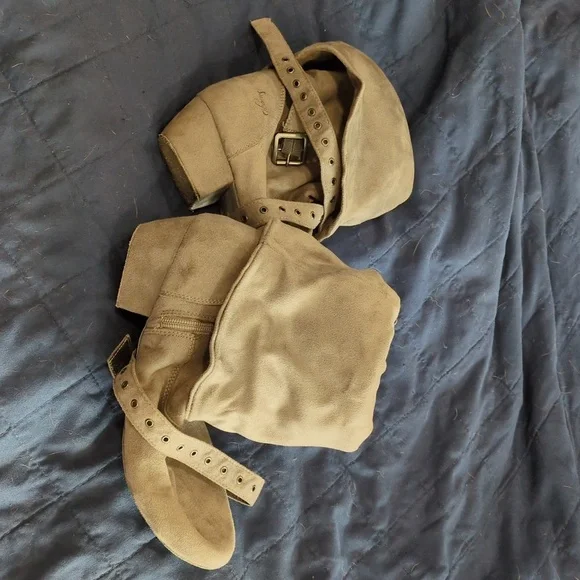 Women's Light Grey Sway'd Suede WCS Dance Boots Size EU 41/US 10 - Picture 5 of 6